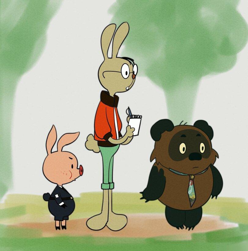 Винни-Пух,Winnie-the-Pooh,Мультфильмы,Мультсериалы, Cartoons,Пятачок,кролик,crossover,Harrier Du Bois,Гарри Дюбуа,Disco Elysium,Игры,Kim Kitsuragi,Ким Кицураги,Jean Vicquemare,Жан Викмар,monkeysiu,,,rabbit,,,Harrier Du Bois,Disco Elysium,games,Kim Kitsuragi,Jean Vicquemare,monkeysiu