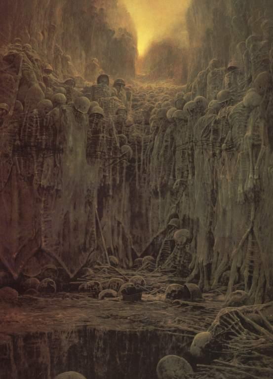 Здзислав Бексиньский,artist,красивые картинки,art,арт,Мрачные картинки