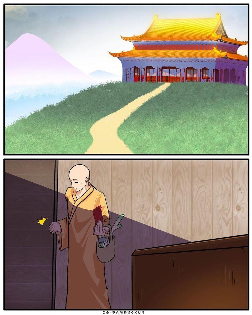﻿I£:BAMBOOXUN,Смешные комиксы,веб-комиксы с юмором и их переводы,BamBooxun,смешные комиксы,буддизм,религия,длиннопост,comics,BamBooxun,religion,