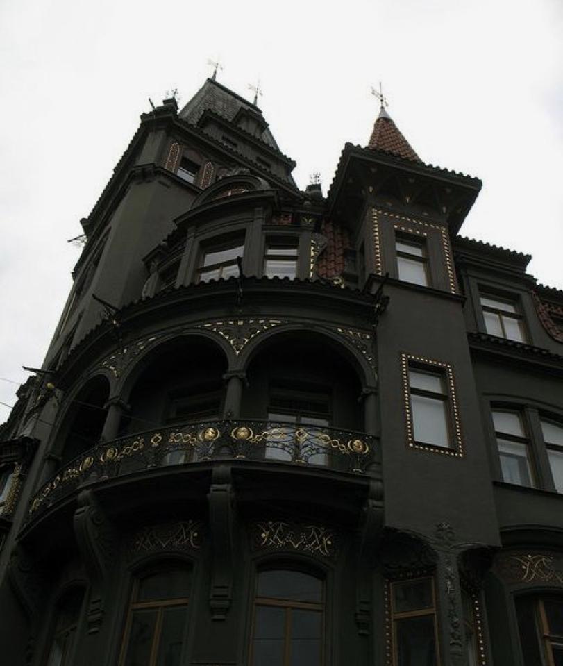 Прага,Чехия,страны,архитектура,architecture, архитектура, здание, дом, архитектурный памятник, ,неоготоика,черный