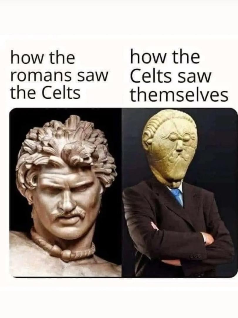 ﻿how the how the romans saw Celts saw the Celts themselves,Рим,кельты,История,,pun intended,