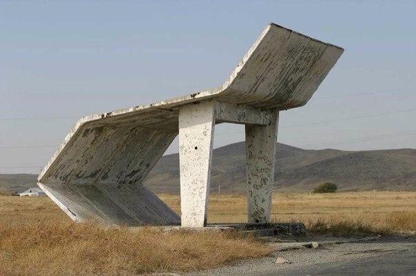 СССР,модерн,Soviet Bus Stops by Christopher Herwig