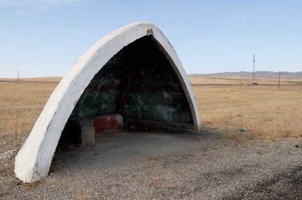 СССР,модерн,Soviet Bus Stops by Christopher Herwig