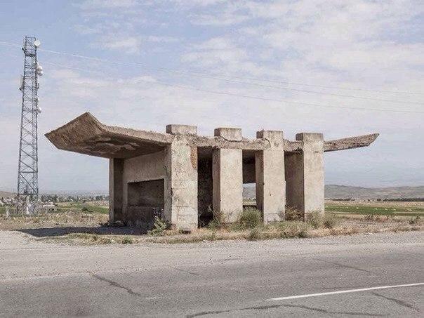 СССР,модерн,Soviet Bus Stops by Christopher Herwig