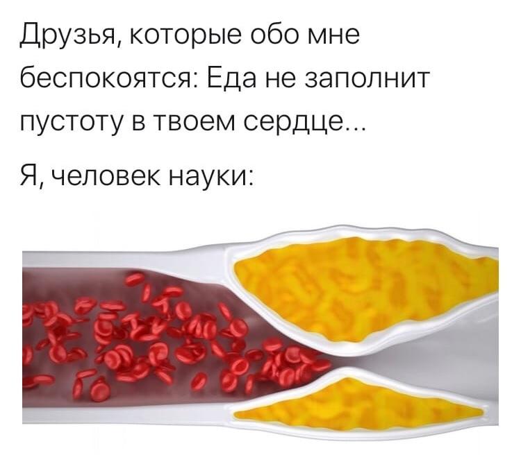 ﻿Друзья, которые обо мне беспокоятся: Еда не заполнит пустоту в твоем сердце... Я, человек науки:,друзья,Приколы про еду,пустота