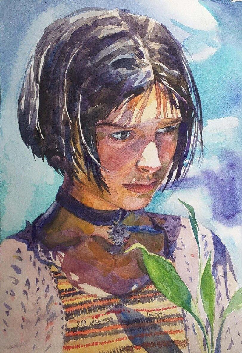 ﻿ Н#9***ы,и MÍX« ai«*,красивые картинки,art,арт,акварель,Mathilda (Leon),Леон (фильм),Фильмы