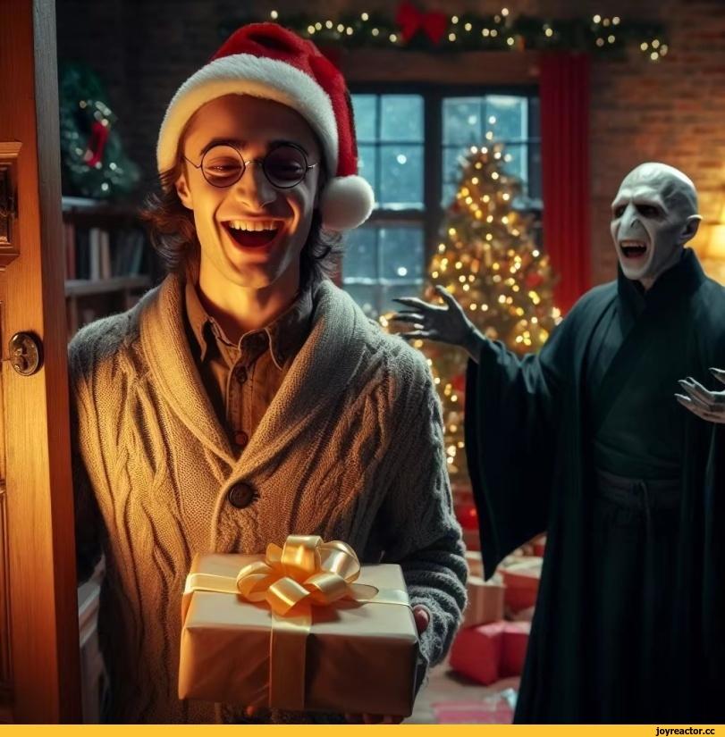 нейродичь с Гарри Поттером,Voldemort,Поттериана,Harry Potter,Новый Год,праздник,нейродичь,нейронные сети,,Potteriana,harry potter,new year,fest,neuronuts,neural networks