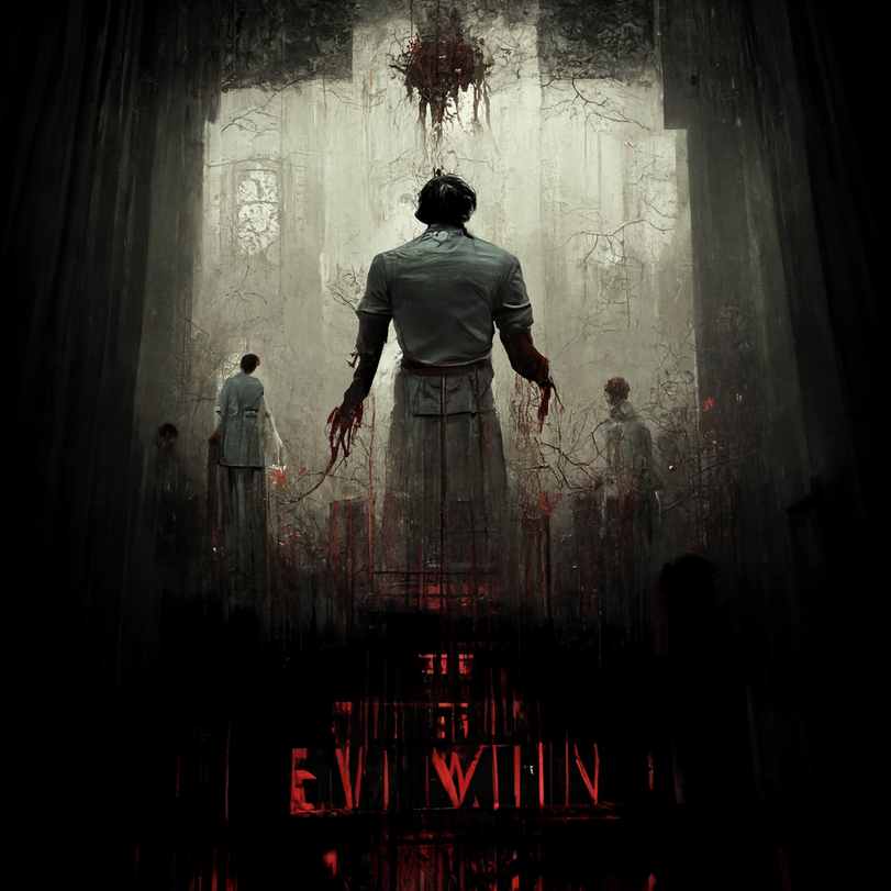 ﻿ ' ¡ \ Щ щ,нейросети,MidJourney,The Evil Within,Игры,The Evil Within 2