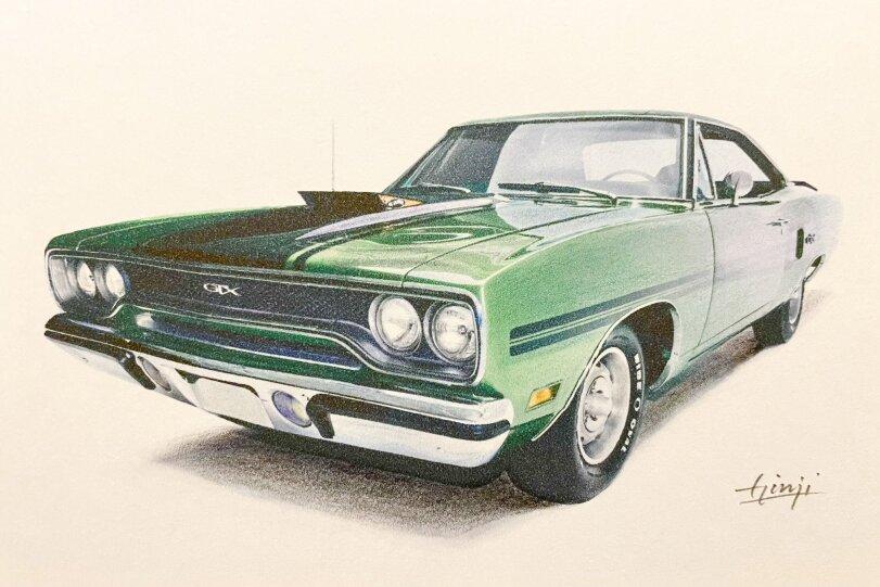 песочница,Traditional art,art,арт,watercolor,цветные карандаши,Ford Mustang Cobra Ⅱ,Dodge Challenger R/T,Pontiac Firebird Trans Am,Plymouth GTX,ginji matsubara,sandbox,Traditional art,art,watercolor,Ford Mustang Cobra Ⅱ,Dodge Challenger R/T,Pontiac Firebird Trans Am,Plymouth GTX,ginji matsubara