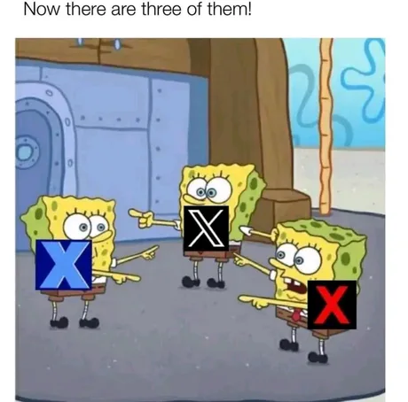 ﻿Now there are three of them!,твиттер,интернет,SpongeBob SquarePants,Nickelodeon,Мультфильмы,Мультсериалы, Cartoons,X