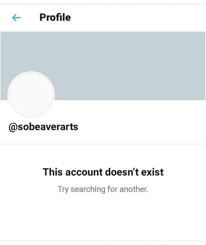 ﻿<- Profile@sobeaverartsThis account doesn't existTry searching for another.,фемки,твиттер,интернет,хуемрази,фантазёриня