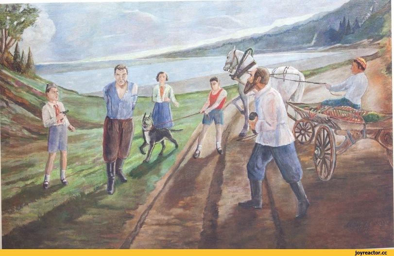 1939,Искусство,картина,пионеры,шпион