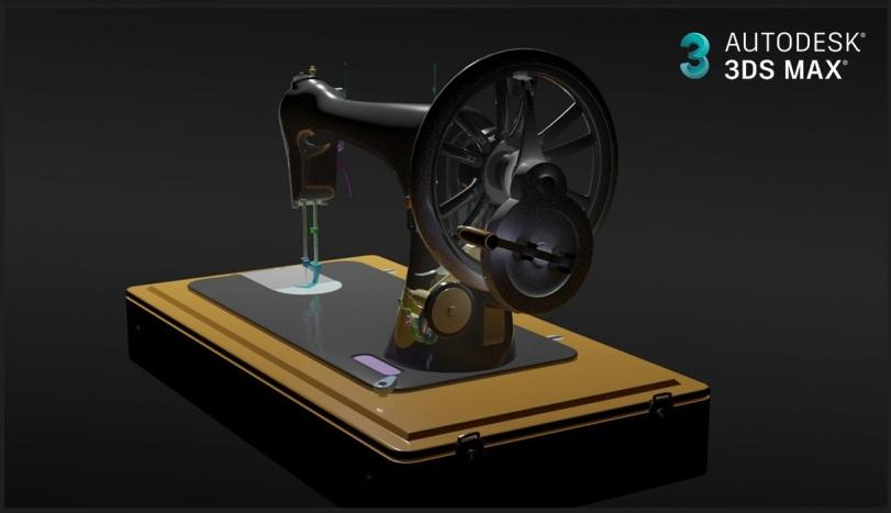 3d max,моделирование,швейная машинка,песочница,пост из чистилища