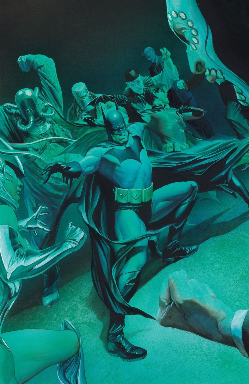 Alex Ross,Bizarro,Бизарро, Эл-Кал,DC Comics,DC Universe, Вселенная ДиСи,фэндомы,Cheetah (DC),Гепард, Барбара Миневра,Solomon Grundy,Соломон Гранди, Сайрус Голд,Sinestro,Таал Синестро,Joker,Джокер, Клоун-принц преступного мира,Brainiac,Lex Luthor,Лекс Лютор,Gorilla Grodd,Black Manta,Черная манта,