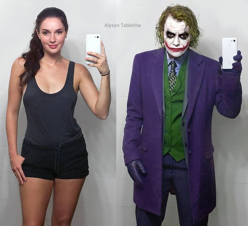Alyson Tabbitha,cosplay,Joker,Джокер, Клоун-принц преступного мира,DC Comics,DC Universe, Вселенная ДиСи,фэндомы,Dark knight,The Dark Knight,Темный Рыцарь,The Dark Knight Trilogy,Трилогия Темного рыцаря, Бэтмен Нолана,DC Cosplay,Косплей,Alyson Tabbitha,cosplay,Joker,DC Comics,fandoms,Dark
