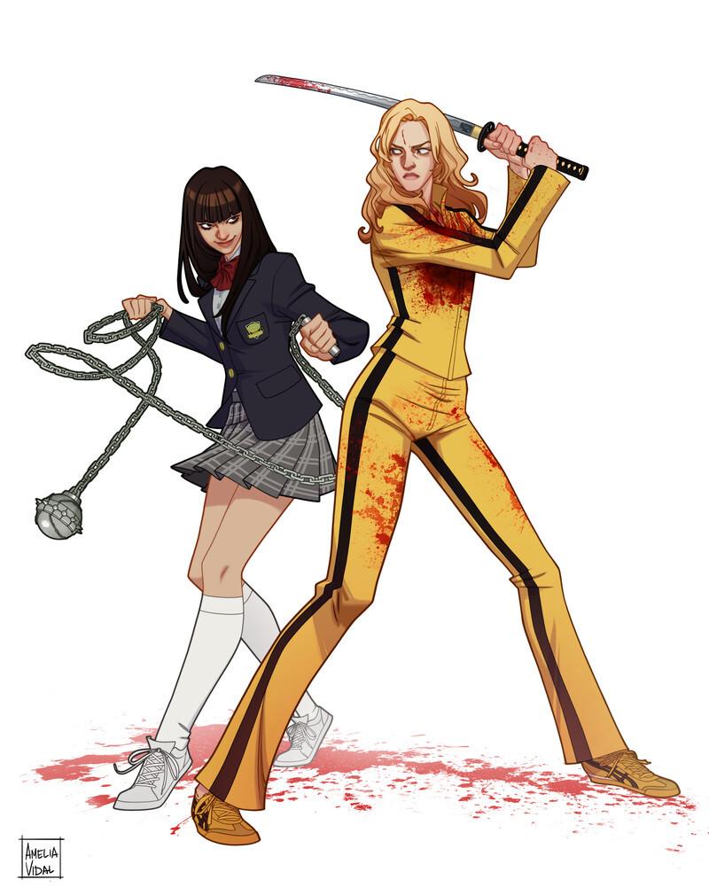 Amelia Vidal,art,арт,Kill Bill,Фильмы,Amelia Vidal,art,kill bill,movies