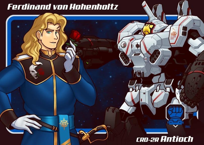 ﻿Ferdinand va HaltendeCALLIOPE UVES j		y Л,BattleTech,MechWarrior,разное,Battletech,Игры,Crusader (mech),Lyran Alliance