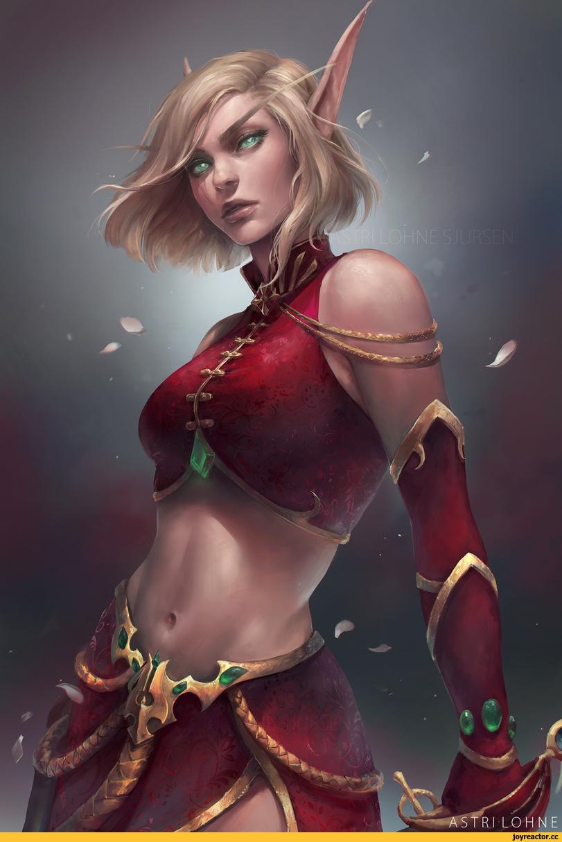 Blizzard,Blizzard Entertainment, Близзард,фэндомы,Blood elf,Warcraft Расы,Warcraft,Варкрафт,World of Warcraft,Warcraft Art,AstriSjursen,artist,Astri Lohne