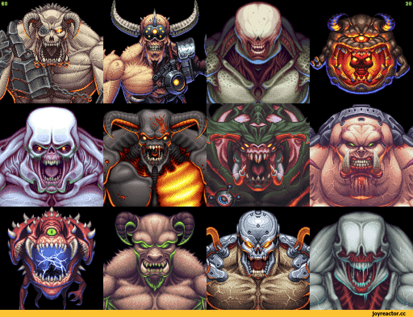 BoJustBo,Cyberdemon,Кибердемон,Doom (игра),Игры,Cacodemon,Baron of Hell,Барон Ада,imp (doom)