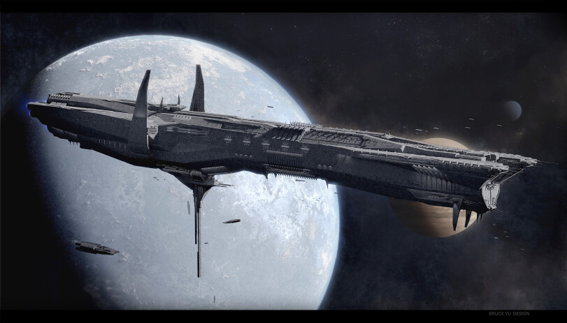 Bruce Yu,spaceship,Sci-Fi,art,арт,длиннопост,Bruce Yu,,Sci-Fi,art,,long post