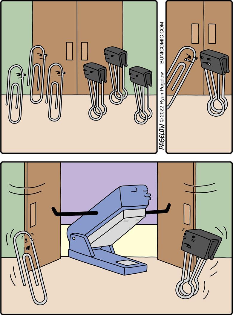 ﻿PfíGELOVJ © 2022 Ryan Pagelow BUNICOMIC.COM,Buni,Смешные комиксы,веб-комиксы с юмором и их переводы,скрепки,buni,comics