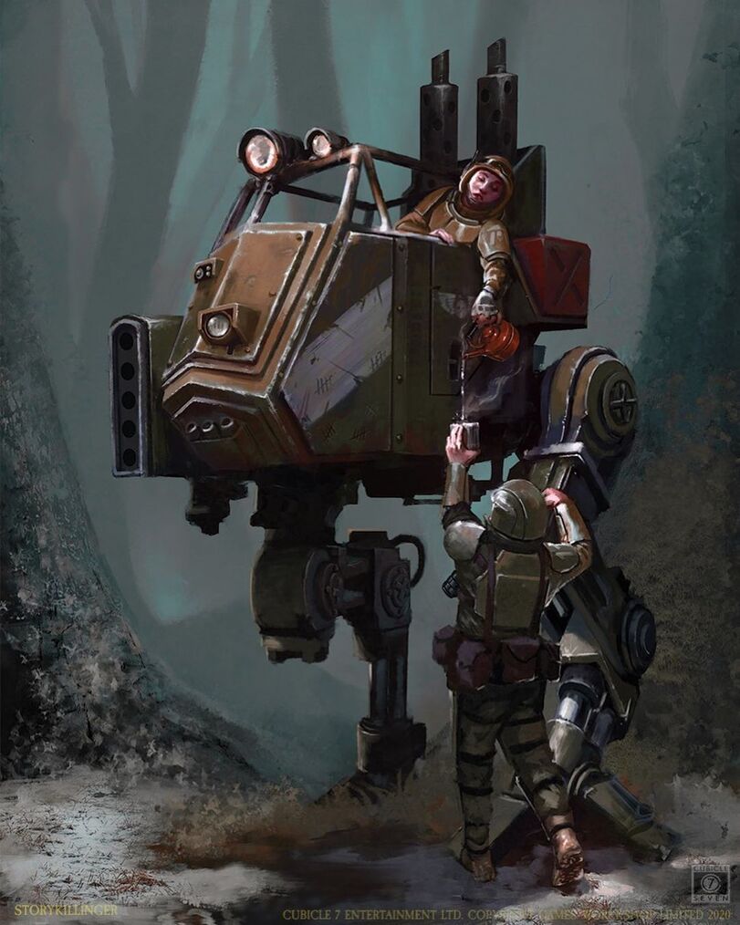﻿- iAi-A.. - eu aten S£ V e n Щ 4 T Мш*,Cadian,Astra Militarum,Imperial Guard, ig,Imperium,Империум,Warhammer 40000,wh40k, warhammer 40k, ваха, сорокотысячник,фэндомы,Stefan Ristic,artist,Sentinel (wh 40000)