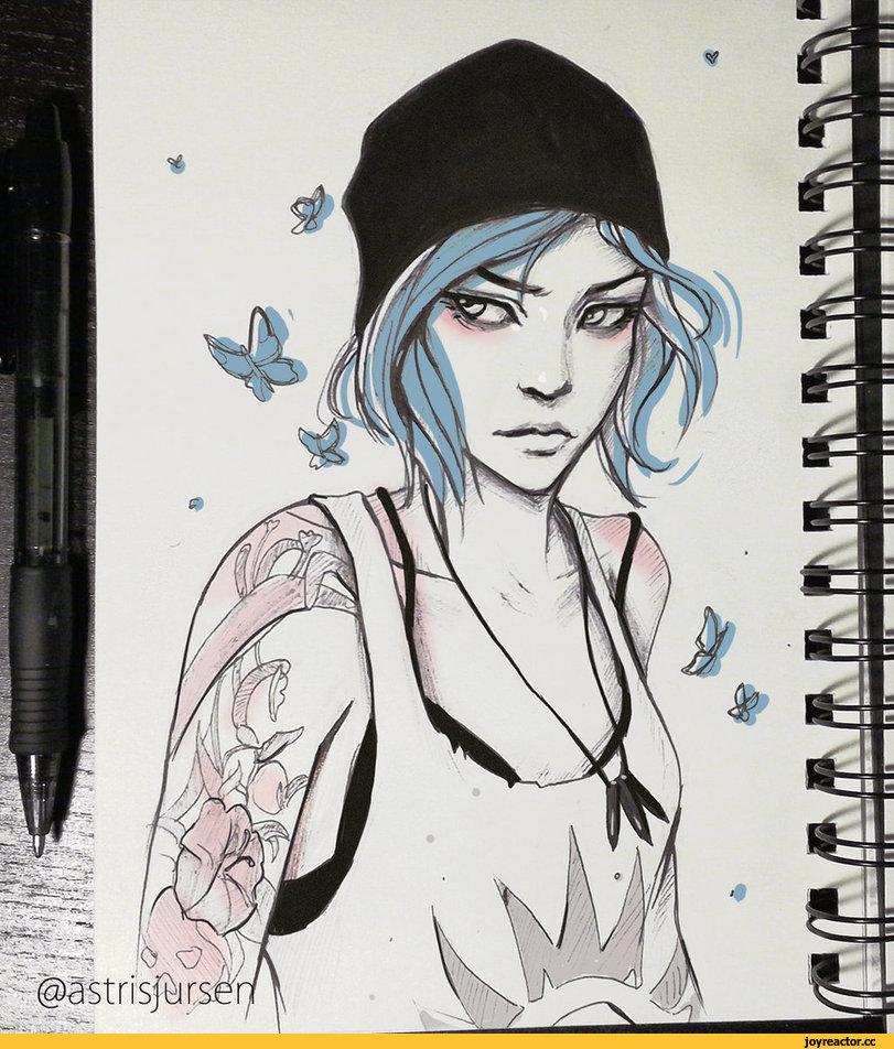 Chloe Price,Life is Strange,Игры,artist,AstriSjursen,Игровой арт,game art,Chloe Price,Life is Strange,games,artist,Astri Sjursen,game art