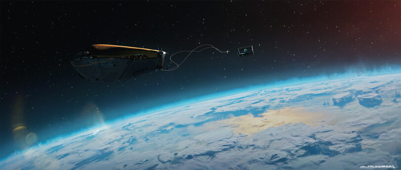 Chris Falkenberg,artist,Sci-Fi,art,арт,Chris Falkenberg,artist,Sci-Fi,art,spaceship