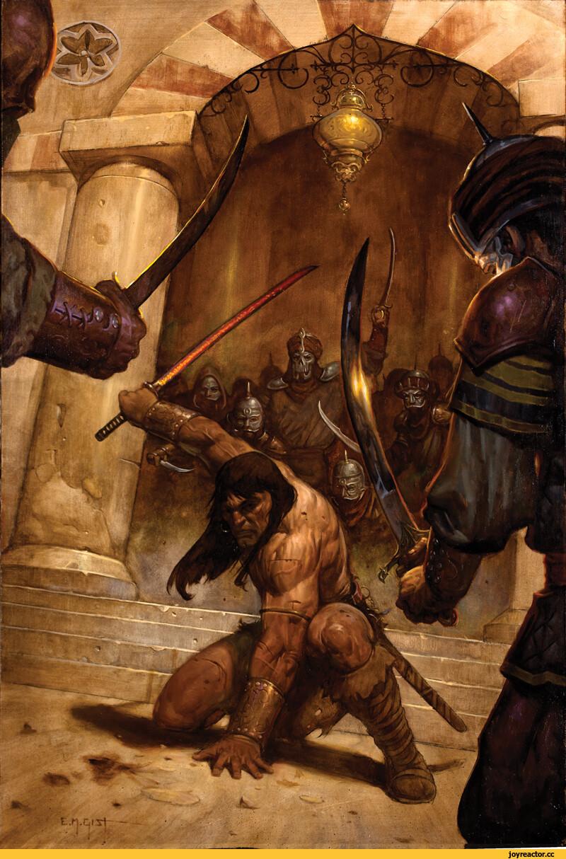 Conan,Конан,Fantasy,Fantasy art,art,арт,Воины (Fantasy),Воины(Fantasy),Erik Gist