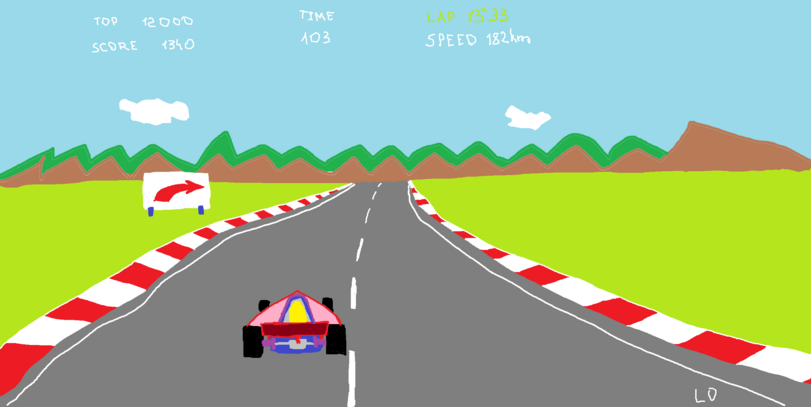 D.O.G. Challenge (Drawing Old Games),Drawing Old Games,Игры,Pole Position