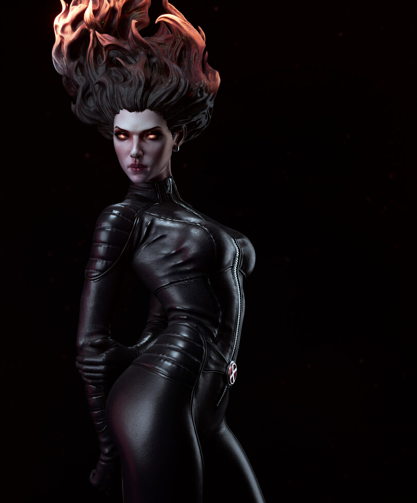 Dark Phoenix,Темный Феникс,Jean Grey,Чудо-Девочка, Джин Грей,X-Men,Люди-Икс,Marvel,Вселенная Марвел,фэндомы,3D,длиннопост,Polina Shaman,Dark Phoenix,Jean Grey,X-Men,Marvel,fandoms,3D,,Polina Shaman,long post