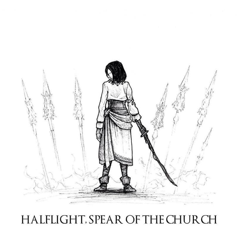﻿HALFLIGHT, SPEAR OF THE CHURCH,Dark Souls,фэндомы,длиннопост,Demon's Souls,dirty colossus,Leechmonger,Storm King,old hero,adjudicator,fool's idol,old monk,Maneaters,flamelurker,dragon god,armored spider,Penetrator,Tower Knight,Phalanx,vanguard,Slave Knight Gael,demon Prince,Halflight Spear of the