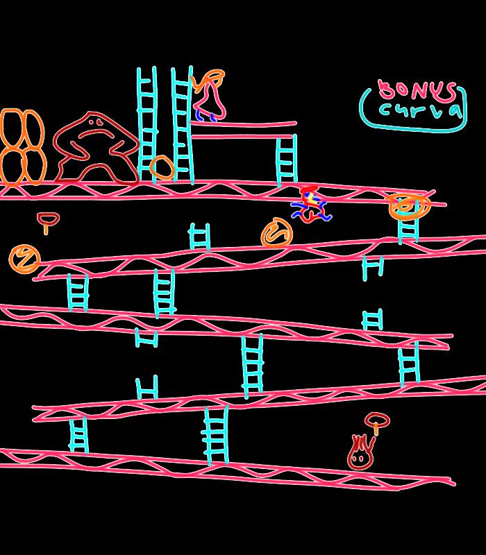 Donkey Kong,Игры,D.O.G. Challenge (Drawing Old Games),Drawing Old Games