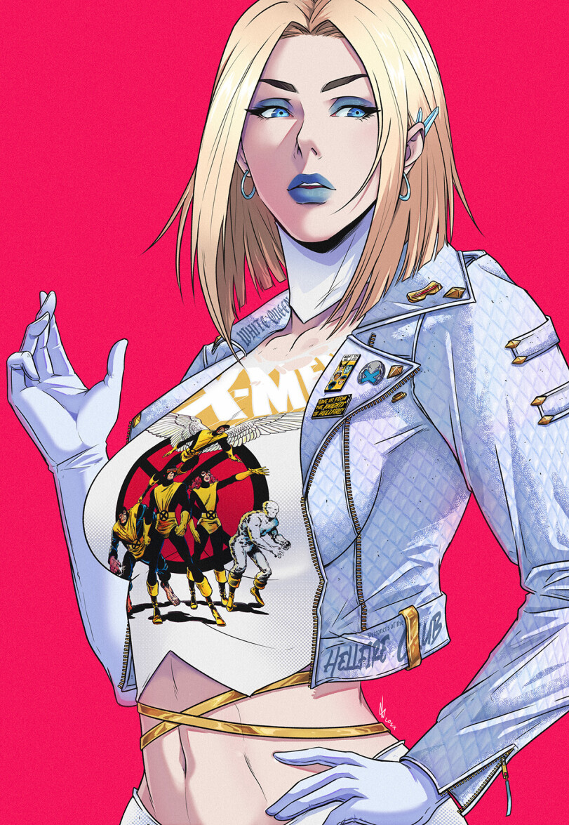 ﻿«iiШ0Ш»nininnnn minimum,Emma Frost,Белая королева, Эмма Фрост,X-Men,Люди-Икс,Marvel,Вселенная Марвел,фэндомы,Jhony Caballero,artist,Emma Frost,X-Men,Marvel,fandoms,Jhony Caballero,artist