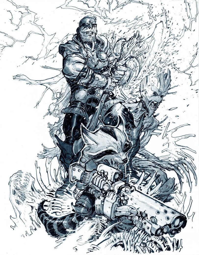 Eric Canete,artist,Thor,Могучий Тор, Тор Одинсон, Бог Грома и Молнии,Marvel,Вселенная Марвел,фэндомы,Rocket Raccoon,Реактивный Енот, Ракета,Guardians of the Galaxy,Стражи Галактики,Groot,Грут,Eric Canete,artist,Thor,Marvel,fandoms,Rocket Raccoon,Guardians of the Galaxy,Groot