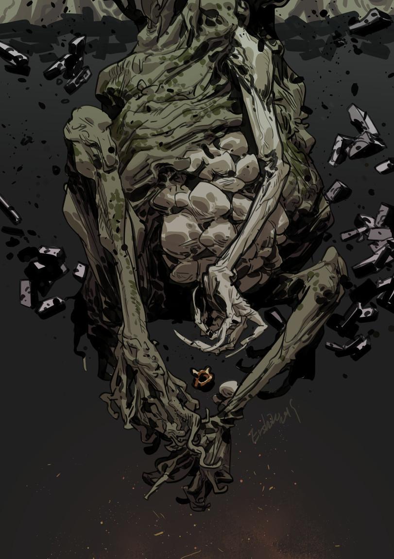 Ershao Guo,artist,Abyss Watchers,DSIII персонажи,Dark Souls 3,Dark Souls,фэндомы,Yhorm The Giant,Dancer of the Boreal Valley,Nameless King,длиннопост,Crystal Sage,Champion Gundyr,Vordt of the Boreal Valley,Curse-Rotted Greatwood,Deacons of the Deep,High Lord Wolnir,Old Demon King,Pontiff