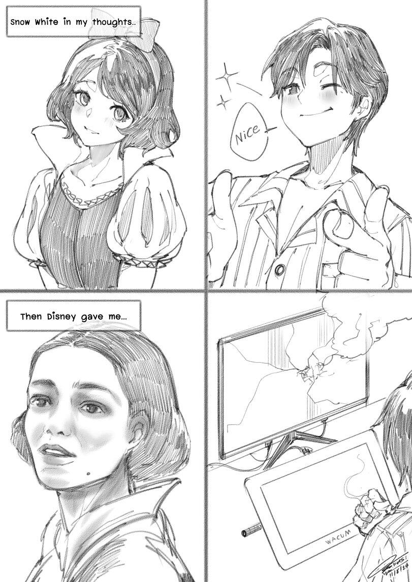 ﻿Snow White in my thoughts Шм MMiMM Then Disney gave me,FKSCrashinG,FKS CrashinG,artist,Смешные комиксы,веб-комиксы с юмором и их переводы,без перевода,Белоснежка (Дисней),Snow White,Snow White and the Seven Dwarfs,Белоснежка и семь гномов,Дисней,Disney,Мультфильмы,Мультсериалы,