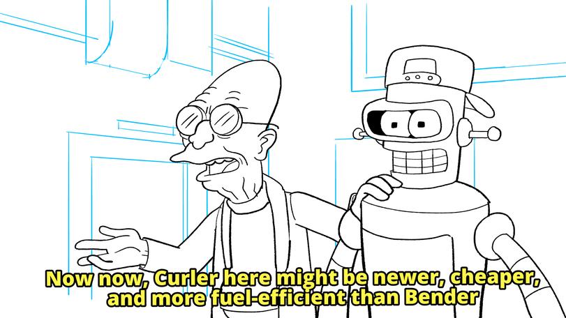 Futurama,Мультфильмы,Мультсериалы, Cartoons,AndyKluthe,Бендер,Bender,Фрай,Fry,Лила,Leela,Эми Вонг,Amy Wong,Зойдберг,Zoidberg,Хьюберт Фарнсворт