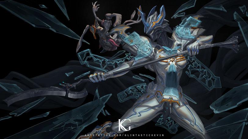Gara (Warframe),Гара ,Warframe,Игры,Kevin-Glint,Nahnahnivek,artist