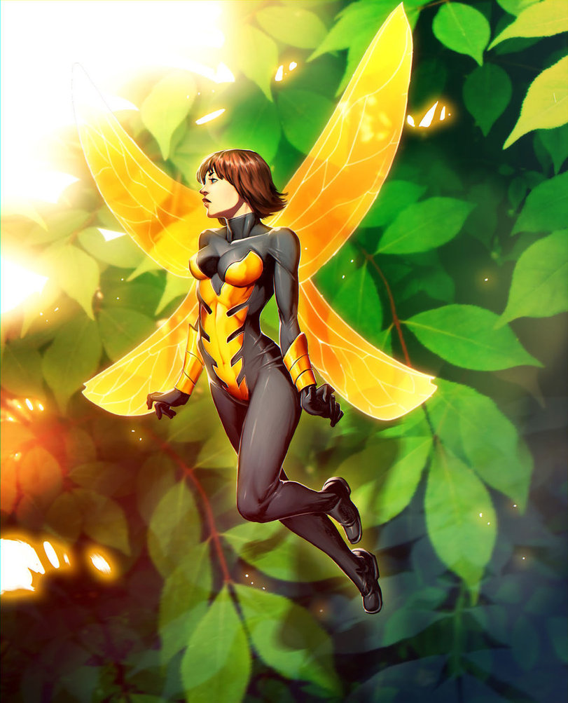 Genzoman,Genzo, Gonzalo Ordóñez Arias,artist,Wasp (Marvel),Оса, Джанет ван Дин,Marvel,Вселенная Марвел,фэндомы,genzoman,artist,Wasp (Marvel),Marvel,fandoms