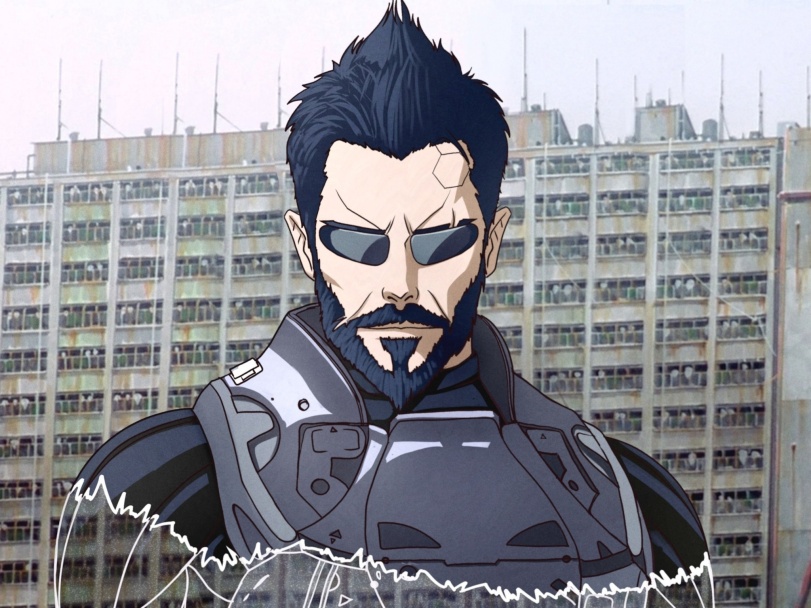 Ghost in the Shell,Призрак в Доспехах, GitS,Anime,Аниме,фэндомы,Adam Jensen,Deus Ex,Игры,crossover,Ghost in the Shell,Anime,fandoms,Adam Jensen,Deus Ex,games,,Sofi Sorokina,artist,под катом еще