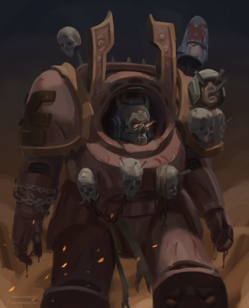 Ivan Espinoza,Chaos Space Marine,Chaos (Wh 40000),Warhammer 40000,wh40k, warhammer 40k, ваха, сорокотысячник,фэндомы,Khorne,khorne berzerker,Word Bearers