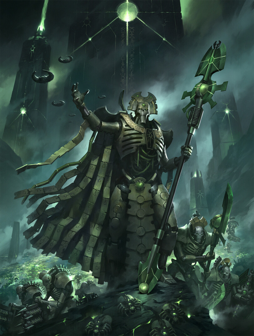 Jaime Martinez,artist,Necrons,Warhammer 40000,wh40k, warhammer 40k, ваха, сорокотысячник,фэндомы,Necron Lord