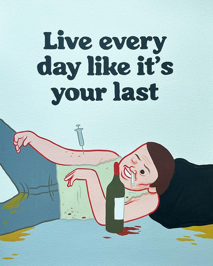 ﻿Live every day like it’s your last,Joan Cornella,Смешные комиксы,веб-комиксы с юмором и их переводы,длиннопост