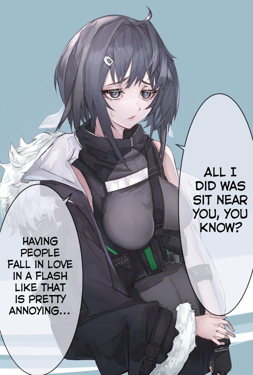 ﻿ALL I DID WAS SIT NEAR you, you KNOW? HAVING PEOPLE FALL IN LOVE IN A FLASH LIKE THAT IS PRETTY ANNOyiNG...,Kava12823429,Arknights комиксы,Arknights,明日方舟, アークナイツ, 명일방주, аркнайтс,Игры,без перевода,читать справа налево,Gravel (Arknights),砾 (明日方舟), グラベル (アークナイツ), 그라벨 (명일방주), Гравель,Blaze