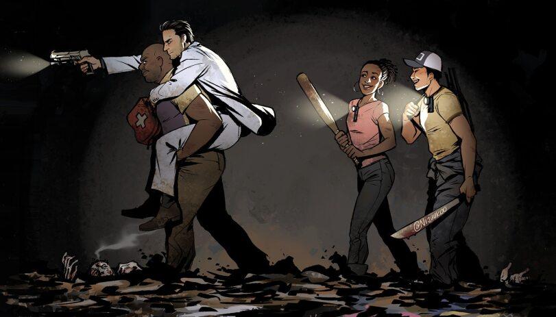 Left 4 Dead 2,Left 4 Dead,Игры,Игровой арт,game art,Left 4 Dead 2,Left 4 Dead,games,game art