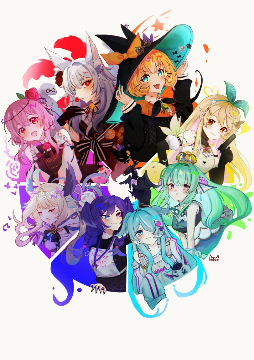 LegitRebelRose,Millie Parfait,Nijisanji,Ниджисанджи,Virtual YouTuber,VTuber, Витубер,фэндомы,Pomu Rainpuff,Finana Ryugu,Elira Pendora,Selen Tatsuki,Enna Alouette,Rosemi Lovelock,Nina Kosaka,Color Wheel Challenge