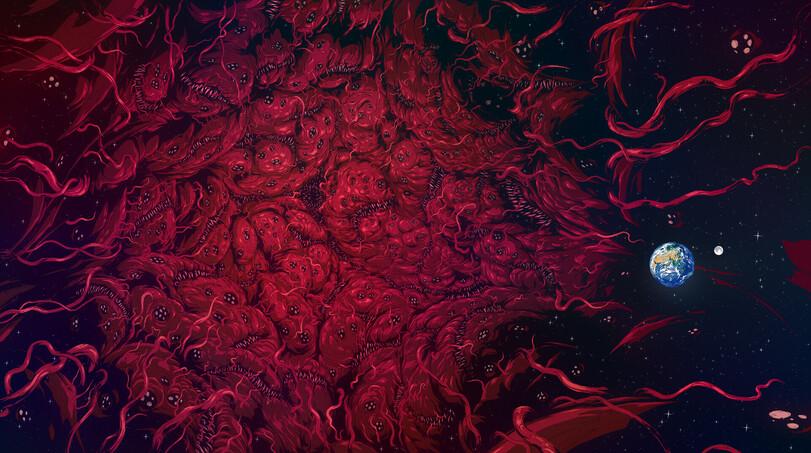 ﻿ЩО? I »'.у <Г\ . à$Sff/ ',Lovecraft art,Лавкрафт,Азатот,rustam ha,art,арт,красивые картинки