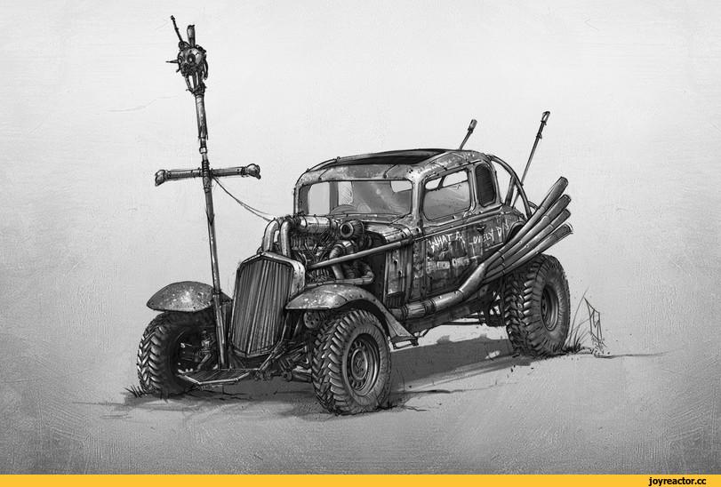 Mad Max,Безумный Макс,Фильмы,V8 Interceptor,Nux Ride,Zombie Ride,War Tanker,Elvis,Fury Rides,Fartz Dune Buggy,Fury Road,красивые картинки,art,арт,Shane Molina