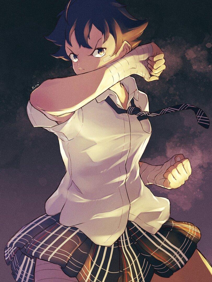 Makoto (Street Fighter),Макото ,Street Fighter,Уличный Боец,Игры,game art,yuenibushi,makoto (street fighter),Street Fighter,games,game art,yuenibushi